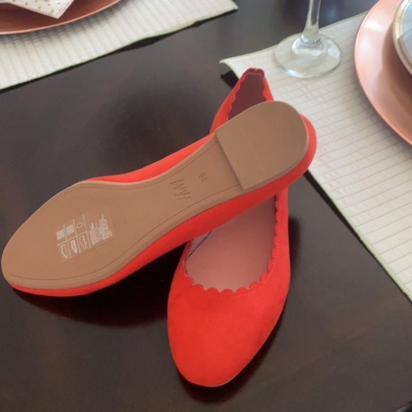 NEW!!!H&M Flat ballerina style shoes. Sz 36 Us. - Picture 3 of 7